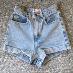 Anerican Apparel High-Waisted Denim Shorts (Sz. 2)